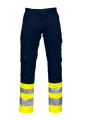 6523 – Hose, EN ISO 20471 CLASS 1, Gelb/Marineblau