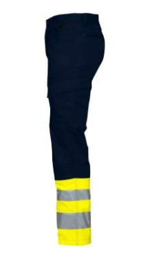 6523 – Hose, EN ISO 20471 CLASS 1, Gelb/Marineblau - ProJob (4)