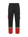 7508 Arbeitshose (mit Knieprotektorentaschen) 7508 Arbeitshose (mit Knieprotektorentaschen) 9910-VIZ, Schwarz/Rot