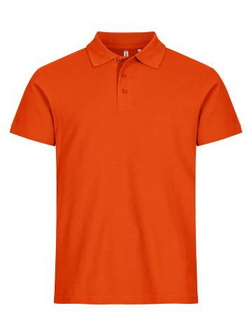 Basic – Poloshirt, Blutorange – Clique (1)