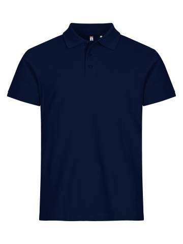 Basic – Poloshirt, Dunkelblau – Clique (1)