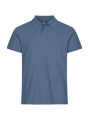 Basic – Poloshirt, Stahlblau