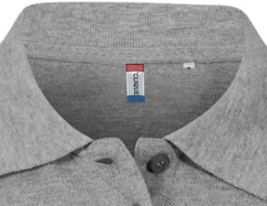 Basic – Poloshirt, Graumeliert – Clique (2)