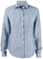 Summerland Linen – Hemd (Damen), Denim Melange