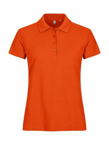 Basic – Poloshirt (Damen), Blutorange - Clique (1)