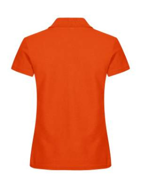 Basic – Poloshirt (Damen), Blutorange - Clique (2)