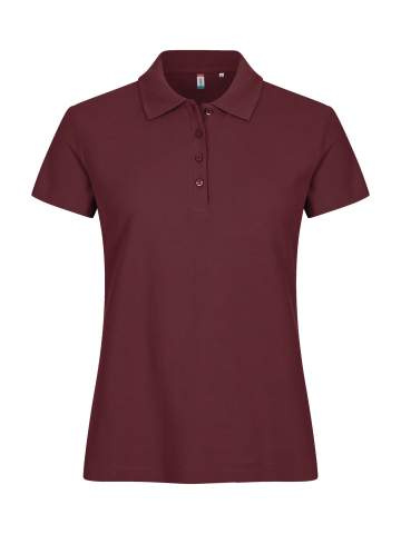 Basic – Poloshirt (Damen), Burgund - Clique (1)
