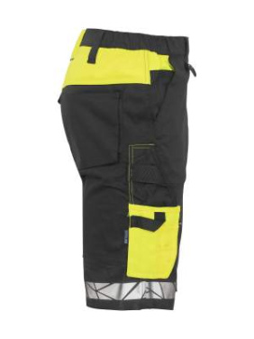 7510 WORK – Shorts, Schwarz/Gelb – ProJob (4)