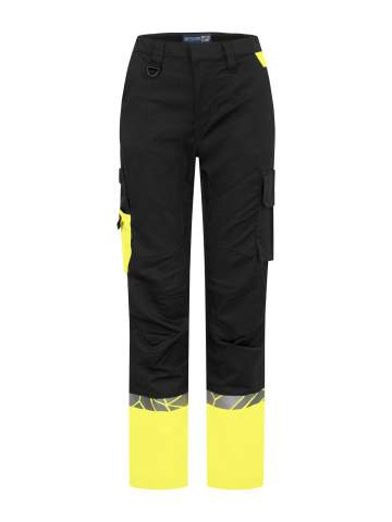 7511 – Hose (Damen), Schwarz/Gelb - ProJob (1)