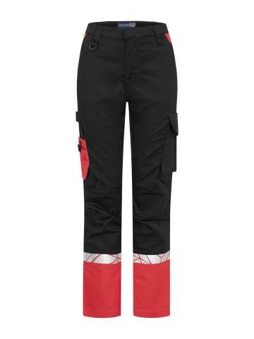 7511 – Hose (Damen), Schwarz/Rot - ProJob (1)
