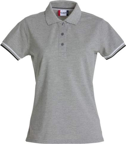 Newton – Poloshirt (Damen), Graumeliert - Clique (1)