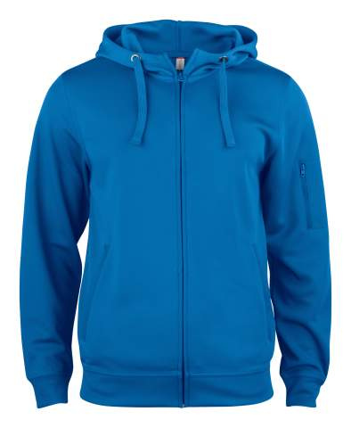 Basic Active Hoody – Jacke mit durchgehendem Reißverschluss, königsblau – Clique (1)