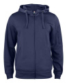Basic Active Hoody – Jacke mit durchgehendem Reißverschluss, Dunkelblau