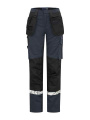 7513 Arbeitshose Damen (Knieprotektorentaschen + HP) 7513 Arbeitshose Damen (Knieprotektorentaschen + HP) 9910-VIZ, Schwarz