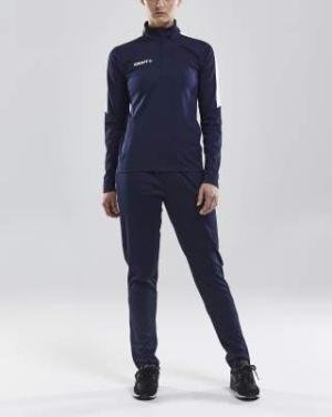 Progress Halfzip LS – T-Shirt (Damen), Marine - Craft (4)
