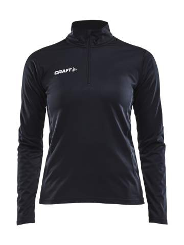 Progress Halfzip LS – T-Shirt (Damen), Schwarz - Craft (1)