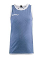 Progress Reversible Basket – Tanktop (Kinder), Club Cobolt/Weiß