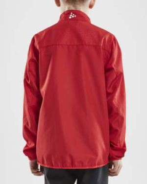 Rush – Windjacke (Kinder), Leuchtend Rot - Craft (3)