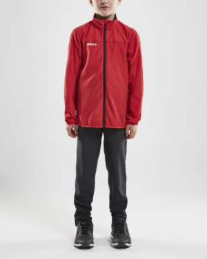 Rush – Windjacke (Kinder), Leuchtend Rot - Craft (4)