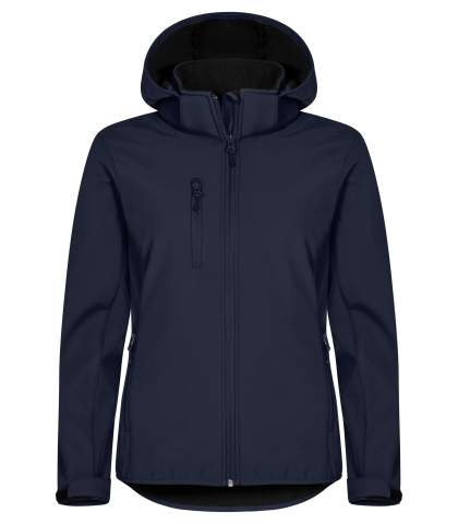 Classic – Softshelljacke mit Kapuze (Damen), Dunkelblau - Clique (1)