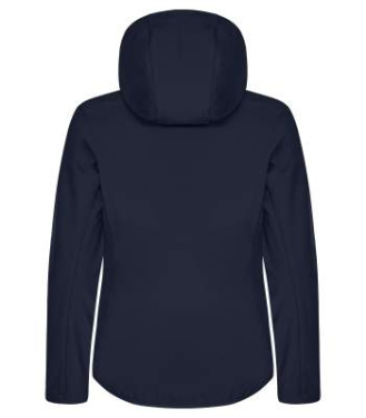 Classic – Softshelljacke mit Kapuze (Damen), Dunkelblau - Clique (3)