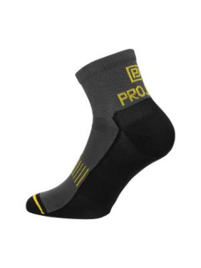 9089 TECHNICAL, LOW – Socken, Grau/Schwarz - ProJob (2)