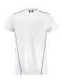 Ice Sport-T – T-Shirt, Weiß/Marineblau