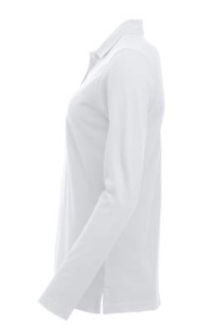 Klassisches Marion Langarmshirt, Weiß – Clique (3)