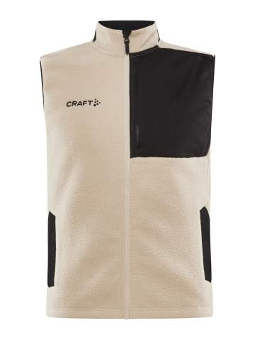 ADV Explore Pile Vest – Fleece (Herren), Ecru-Schwarz - Craft (1)