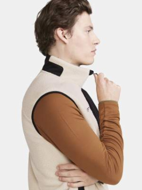 ADV Explore Pile Vest – Fleece (Herren), Ecru-Schwarz - Craft (2)