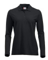 Klassisches Marion Langarmshirt, Schwarz