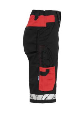 7514 WORK – Shorts (Damen), Schwarz/Rot - ProJob (4)