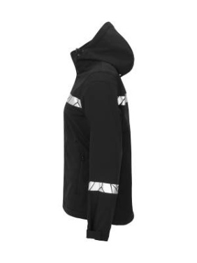 7417 9910-VIZ – Softshelljacke (Damen), Schwarz - ProJob (4)