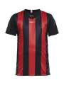 Progress Stripe – Trikot (Kinder), Schwarz/Hellrot