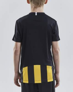 Progress Stripe – Trikot (Kinder), Schwarz/Schwedengelb - Craft (3)