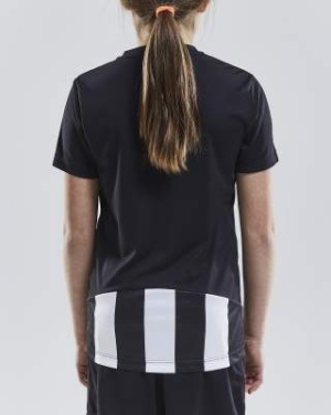 Progress Stripe – Trikot (Kinder), Schwarz/Weiß - Craft (3)