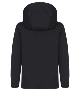 Padded Softshell – Kapuzenpullover (Kinder), Schwarz - Clique (3)