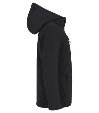 Padded Softshell – Kapuzenpullover (Kinder), Schwarz - Clique (4)