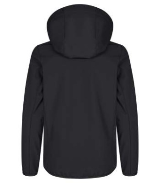 Classic – Softshelljacke (Kinder), Schwarz - Clique (2)