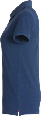 Stretch Premium – Poloshirt (Damen), Blaue Melange - Clique (3)