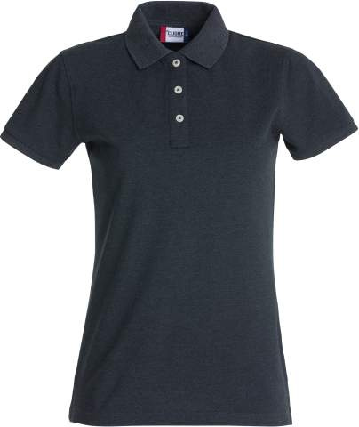 Stretch Premium – Poloshirt (Damen), Anthrazit Melange - Clique (1)