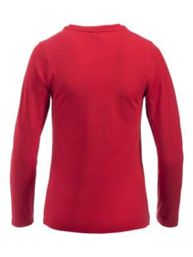 Carolina L/S – T-Shirt, Rot - Clique (2)