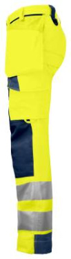 6519 – Hose (Damen), EN ISO 20471 CLASS 2, Gelb/Marineblau - ProJob (3)