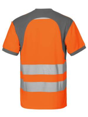 6009 EN ISO 20471 CLASS 2 – T-Shirt, Orange/Grau – ProJob (2)