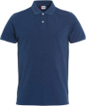 Stretch Premium – Poloshirt, Blaue Melange
