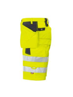 6503 EN ISO 20471 CLASS 2/1 – Shorts, Gelb/Marineblau – ProJob (3)