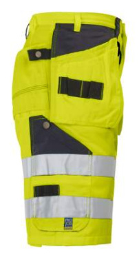 6503 EN ISO 20471 CLASS 2/1 – Shorts, Gelb/Schwarz – ProJob (4)