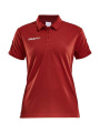 PROGRESS Pique – Poloshirt (Damen), Leuchtend Rot