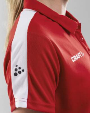 PROGRESS Pique – Poloshirt (Damen), Leuchtend Rot - Craft (4)