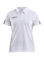 PROGRESS Pique – Poloshirt (Damen), Weiß